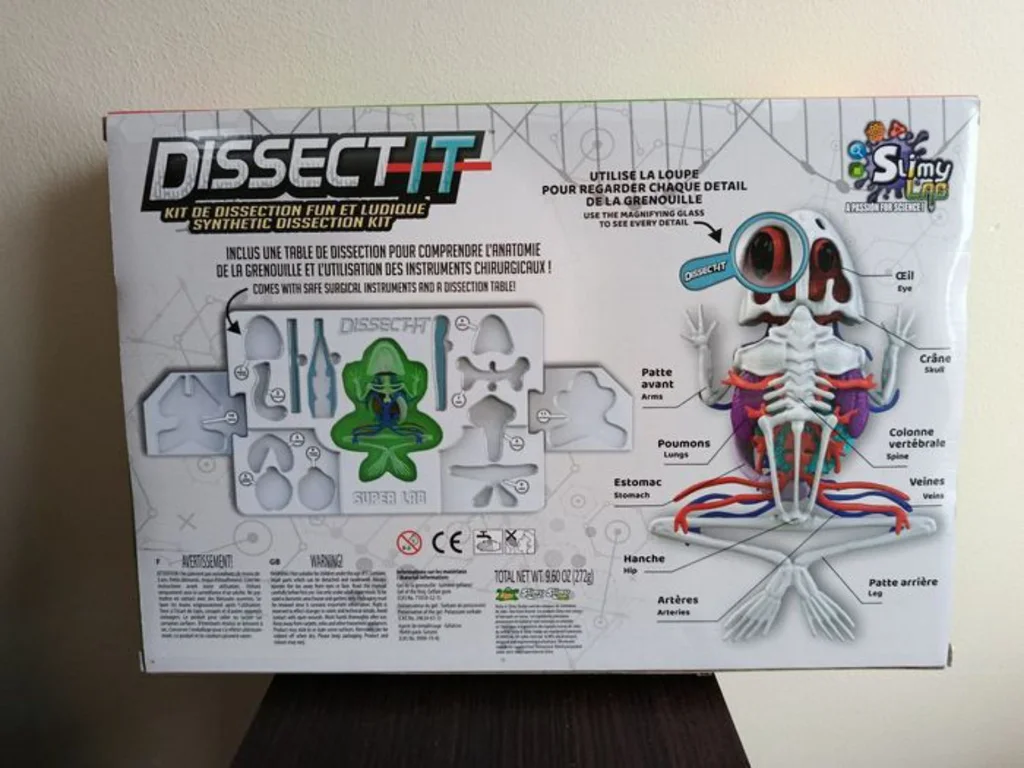 Te grijpen, NIEUW, dissectiespel "DISSECT-IT - GRENOUILLE SLIME ET SA TABLE DE DISSECTION" – photo 2